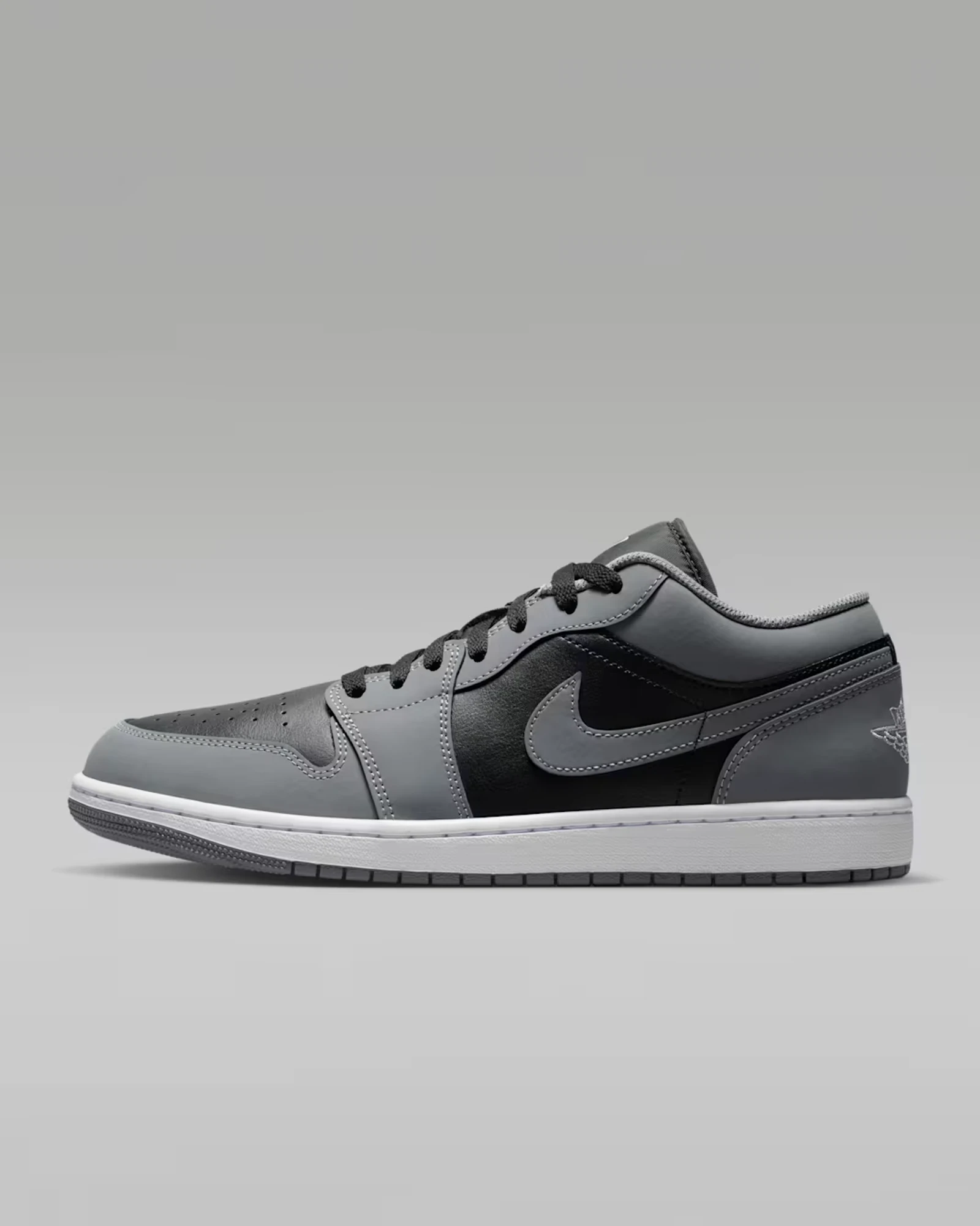 Кросівки Air Jordan 1 Low Cool Grey Black White IU7550-065